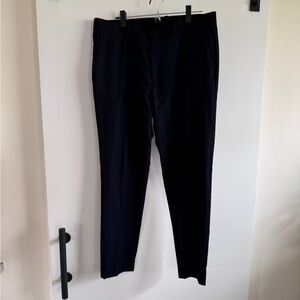 Zara slim suit pant dark navy 34